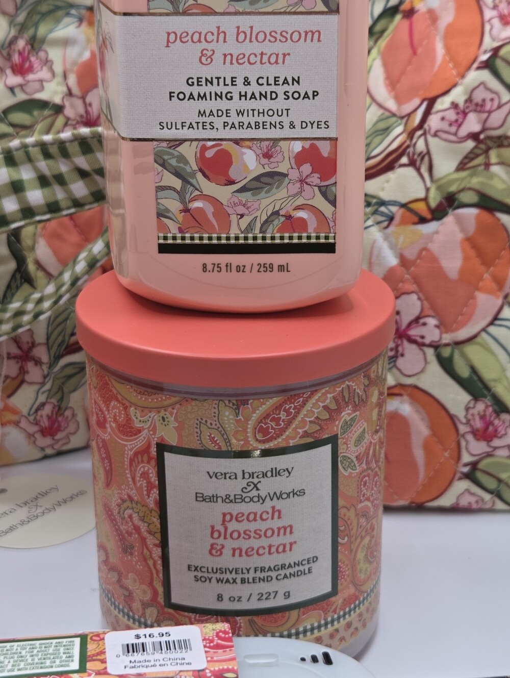 Bath & Body Works X Vera Bradley Peach Blossom and Nectar Deluxe Bundle!♡ - Picture 5 of 9